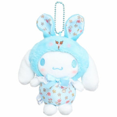 Japan Sanrio Small Mascot Holder - Cinnamoroll / Flower Rabbit