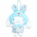 Japan Sanrio Small Mascot Holder - Cinnamoroll / Flower Rabbit - 1