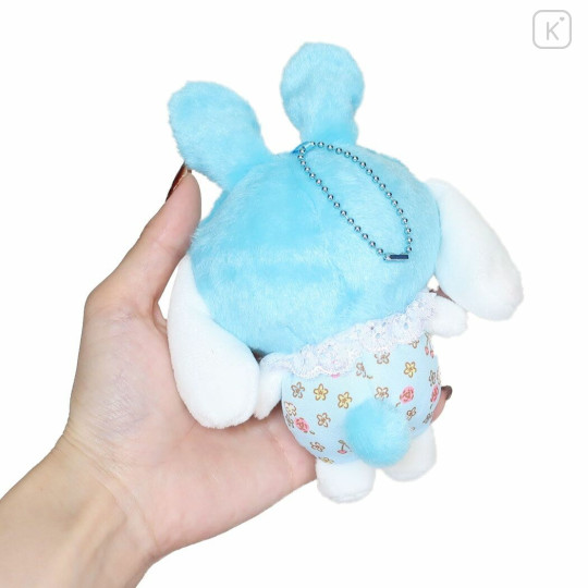 Japan Sanrio Small Mascot Holder - Cinnamoroll / Flower Rabbit - 2