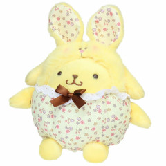 Japan Sanrio Plush Toy (S) - Pompompurin / Flower Rabbit