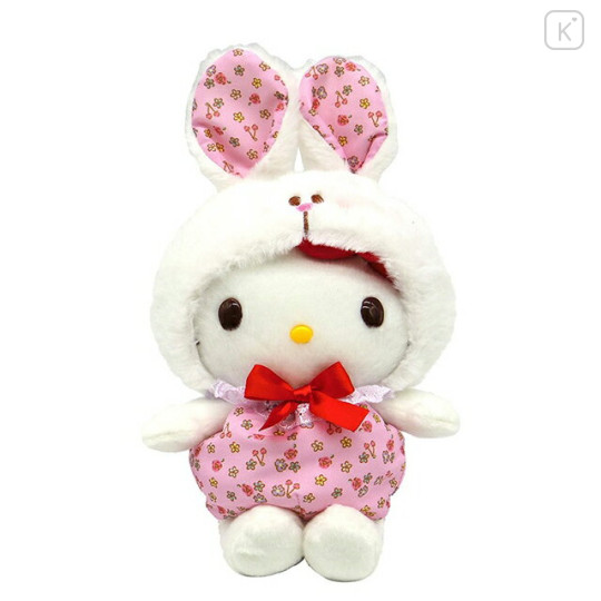 Japan Sanrio Plush Toy (S) - Hello Kitty : Flower Rabbit - 1