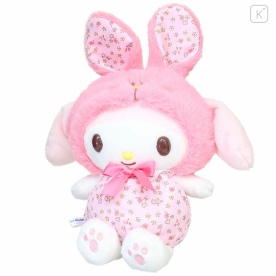 Japan Sanrio Plush Toy (M) - Melody / Flower Rabbit - 1
