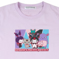 Japan Sanrio T-shirt - Kuromi's Pretty Journey / Purple M - 3