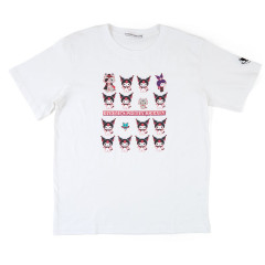 Japan Sanrio T-shirt - Kuromi's Pretty Journey / White L