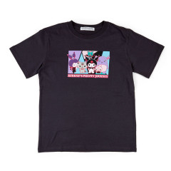 Japan Sanrio T-shirt - Kuromi's Pretty Journey / Gray M