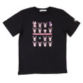 Japan Sanrio T-shirt - Kuromi's Pretty Journey : Black LL - 1