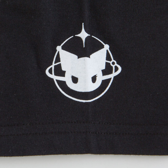 Japan Sanrio T-shirt - Kuromi's Pretty Journey : Black LL - 3