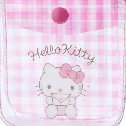 Japan Sanrio Original Mini Clear Pouch - Hello Kitty - 4