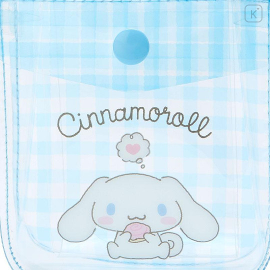 Japan Sanrio Original Mini Clear Pouch - Cinnamoroll - 4