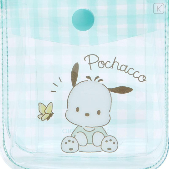 Japan Sanrio Original Mini Clear Pouch - Pochacco - 4