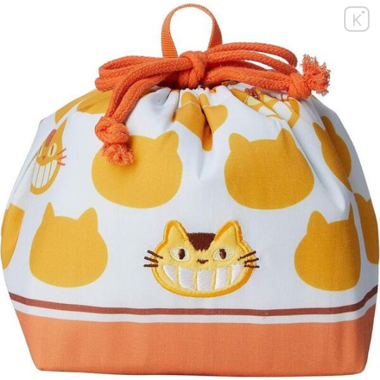 Japan Ghibli Drawstring Bag Insulation Pouch - My Neighbour Totoro / Cat Bus - 1