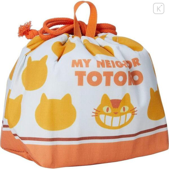 Japan Ghibli Drawstring Bag Insulation Pouch - My Neighbour Totoro / Cat Bus - 2