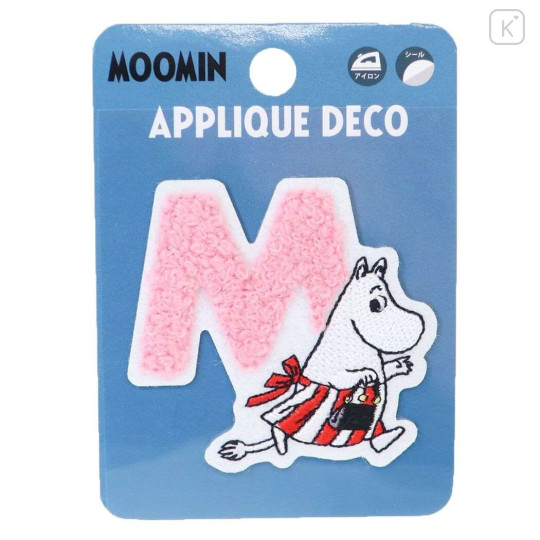 Japan Moomin Embroidery Iron-on Applique Patch / English M - 1