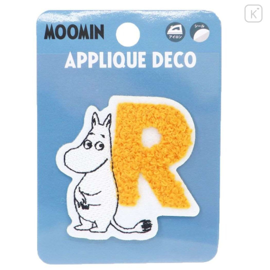 Japan Moomin Embroidery Iron-on Applique Patch / English R - 1