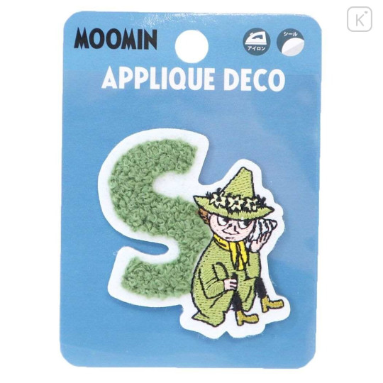 Japan Moomin Embroidery Iron-on Applique Patch / English S Snufkin - 1