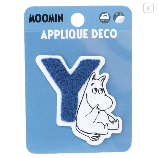 Japan Moomin Embroidery Iron-on Applique Patch / English Y - 1