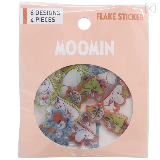 Japan Moomin Flakes Sticker - Moomin & Friends / B - 1