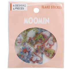 Japan Moomin Flakes Sticker - Moomin & Friends / B