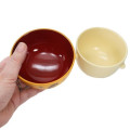 Japan Disney Ceramic Tea Bowl & Melamine Soup Bowl Set - Tigger / Watercolor - 3