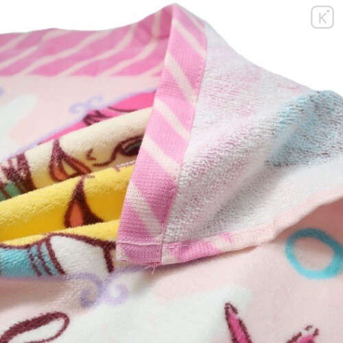 Japan Disney Wash Towel 2pcs Set - Ariel / Flounder Pink - 2
