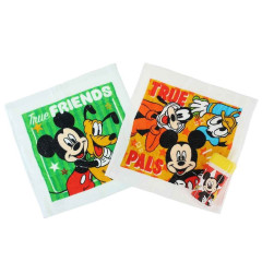 Japan Disney Wash Towel 2pcs Set - Mickey Mouse / Pluto & Friends