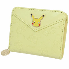Japan Pokemon Bi-Fold Wallet - Pikachu / Light Yellow
