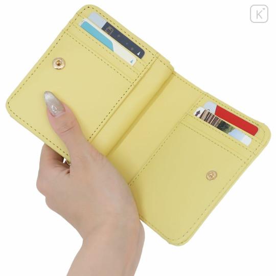 Japan Pokemon Bi-Fold Wallet - Pikachu / Light Yellow - 3