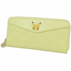Japan Pokemon Long Bi-Fold Wallet - Pikachu / Light Yellow