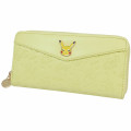 Japan Pokemon Long Bi-Fold Wallet - Pikachu / Light Yellow - 1