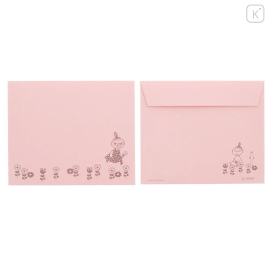Japan Moomin Letter Envelope Book - Little My / Story Garden - 4