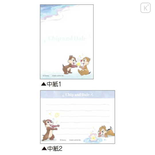 Japan Disney Mini Notepad - Chip & Dale / Beach - 2