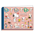Japan Peanuts A6 Notepad - Snoopy / Friends & Heart - 1