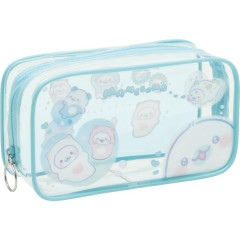 Japan San-X Clear Pen Pouch - Mamegoma / I Love Fluffiness