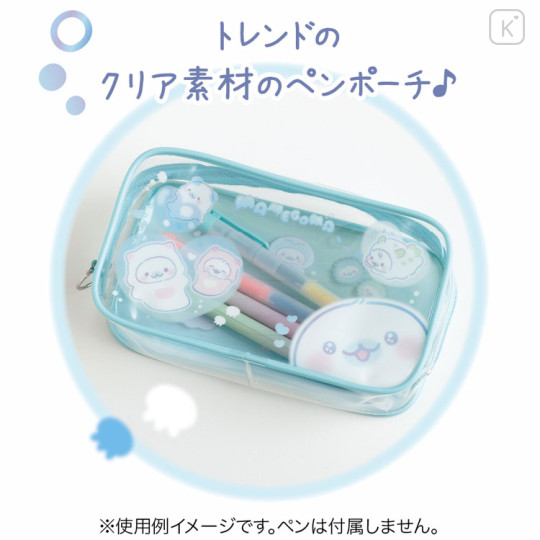 Japan San-X Clear Pen Pouch - Mamegoma / I Love Fluffiness - 3