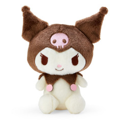 Japan Sanrio Sitting Plush Toy - Kuromi / Retro