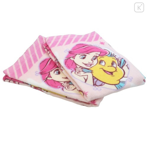 Japan Disney Face Towel 2pcs - Little Mermaid Ariel : Believe - 4