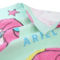 Japan Disney Printed Long Towel - Little Mermaid Ariel / Clear - 2