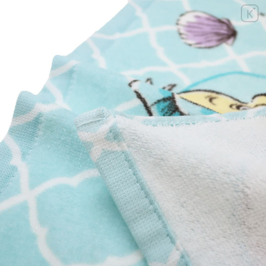 Japan Disney Printed Long Towel - Little Mermaid Ariel / Henkei - 2