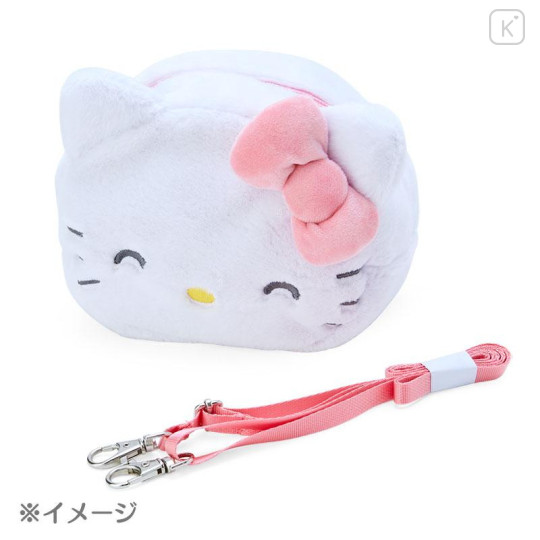 Japan Sanrio Original 2way Shoulder Pouch - Cinnamoroll / Smiling - 5