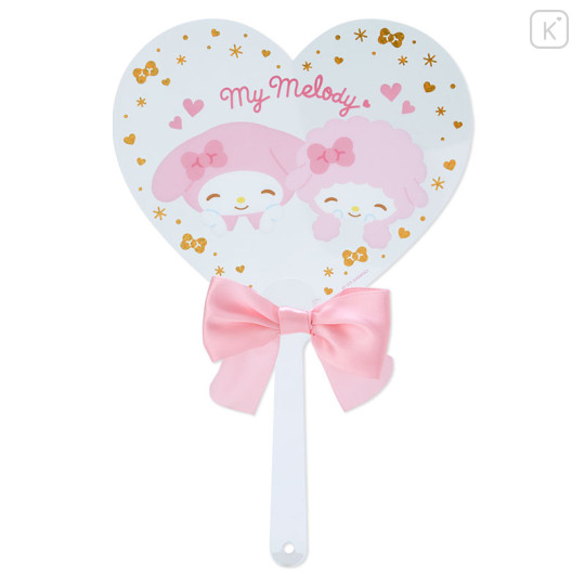 Japan Sanrio Original Clear Mini Fan - My Melody / Smiling - 1