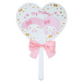 Japan Sanrio Original Clear Mini Fan - My Melody / Smiling - 1