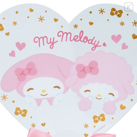 Japan Sanrio Original Clear Mini Fan - My Melody / Smiling - 2