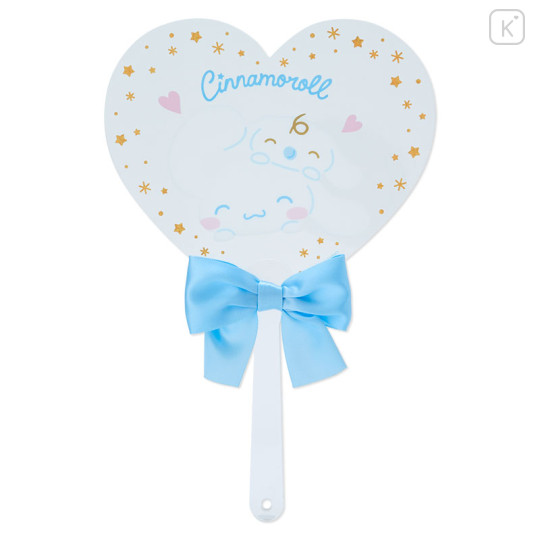 Japan Sanrio Original Clear Mini Fan - Cinnamoroll / Smiling - 1