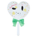 Japan Sanrio Original Clear Mini Fan - Pochacco / Smiling - 1