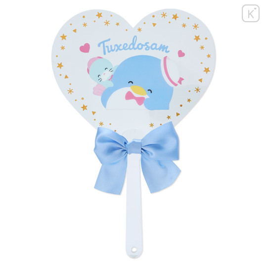 Japan Sanrio Original Clear Mini Fan - Tuxedosam / Smiling - 1