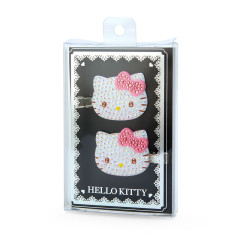 Japan Sanrio Original Hair Bangs Clip - Hello Kitty / Jewel Deco