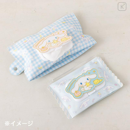 Japan Sanrio Original Wet Sheet Pouch (L) - Kuromi - 8