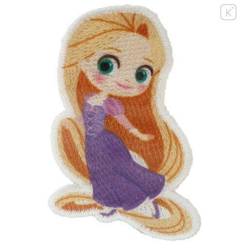 Japan Disney Wappen Iron-on Applique Patch - Princess Rapunzel / Smile - 1