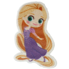 Japan Disney Wappen Iron-on Applique Patch - Princess Rapunzel / Smile