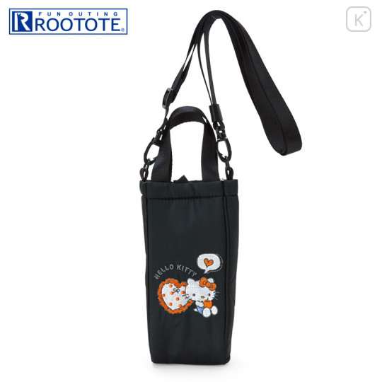 Japan Sanrio Rootote Thermo Keeper Bottle Case - Hello Kitty - 1